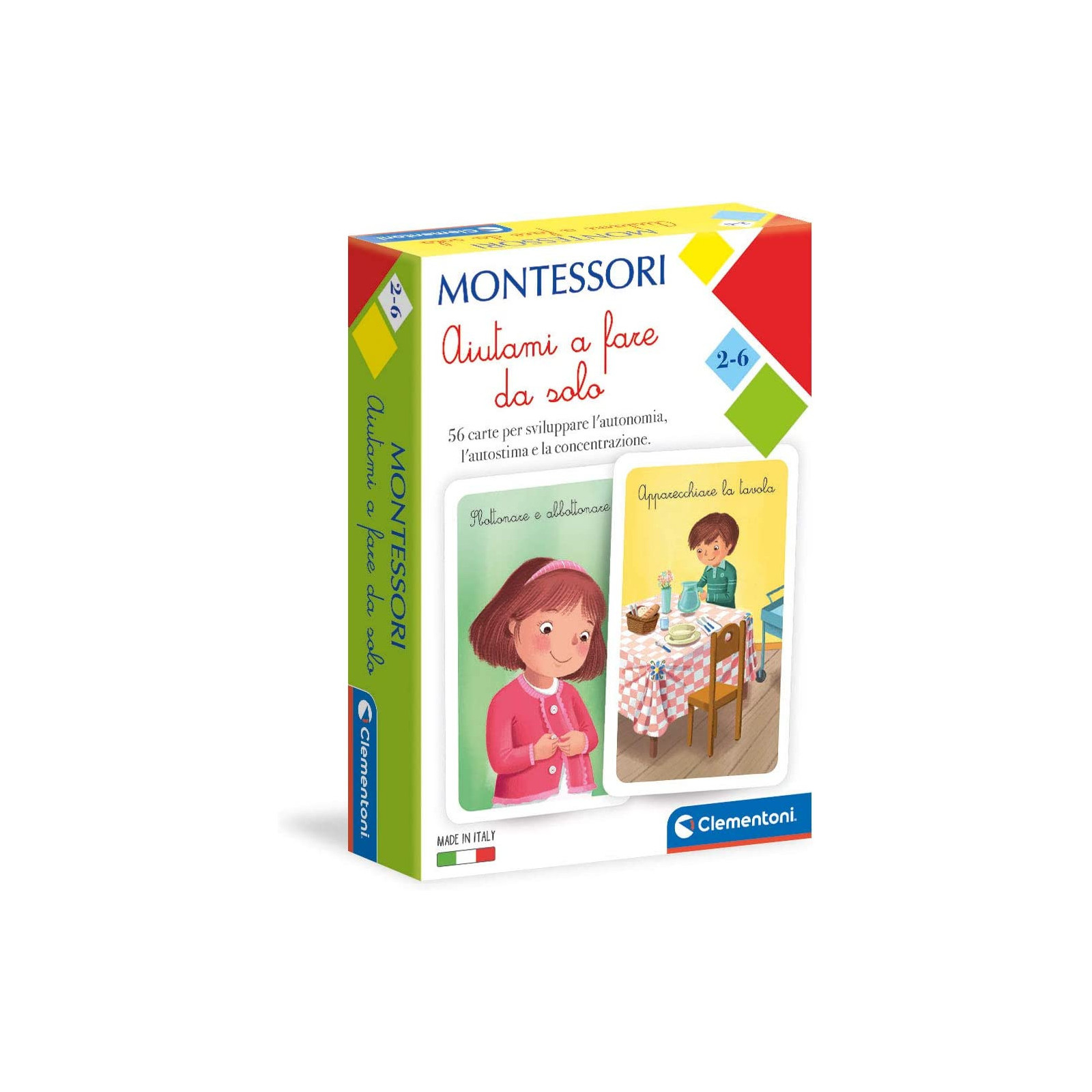 MONTESSORI CARTE AIUTAMI A FARE DA SOLO-EDUCATIVI