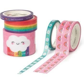 5 TAPE BY TAPE - RAINBOW-STATIONERY- TD Toys