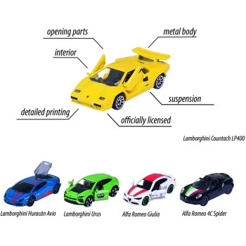 TD Toys|Dream Cars Italy, Giftpack 5 pz3467452065341
