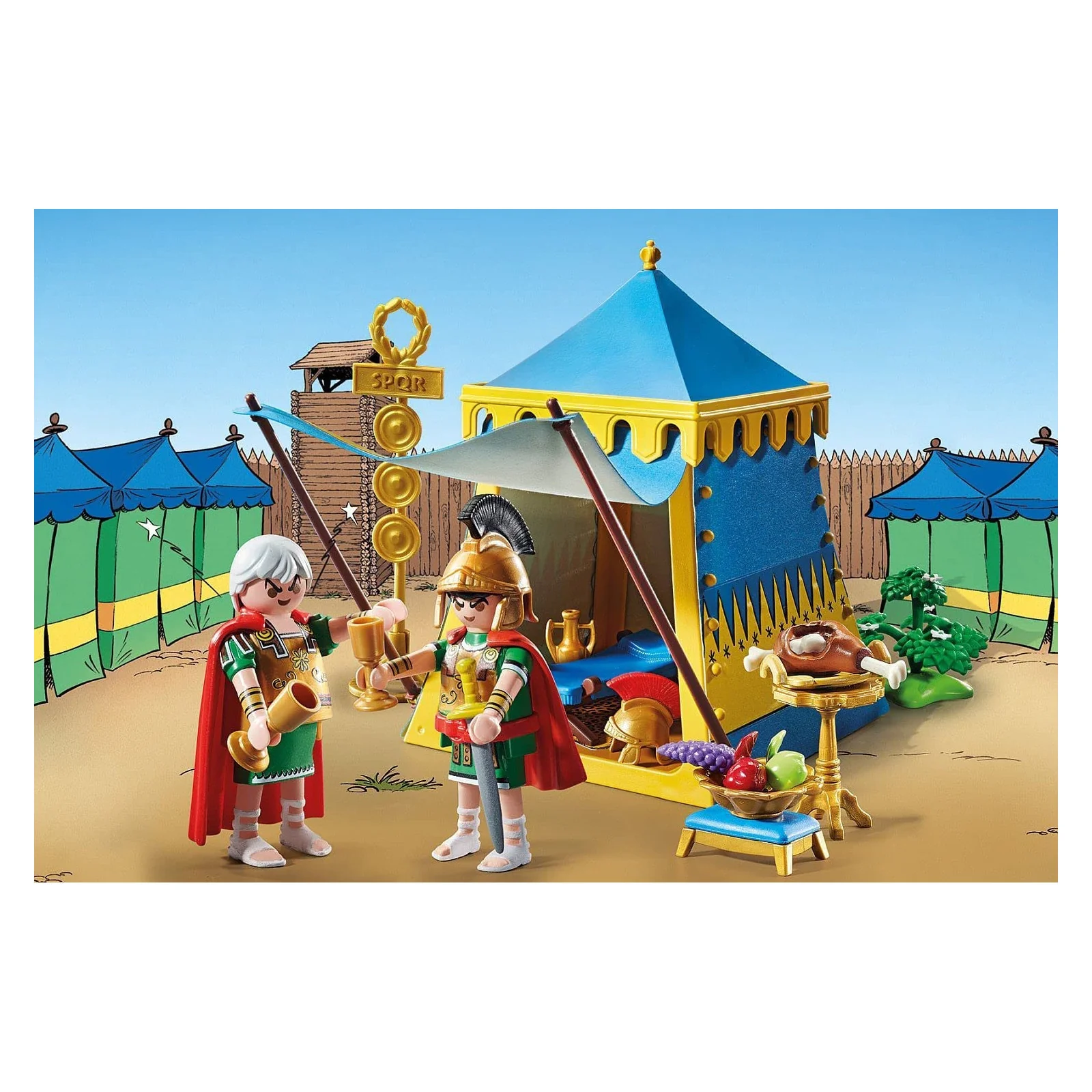 TD Toys|71015 Asterix: Tenda del capo con generali4008789710154