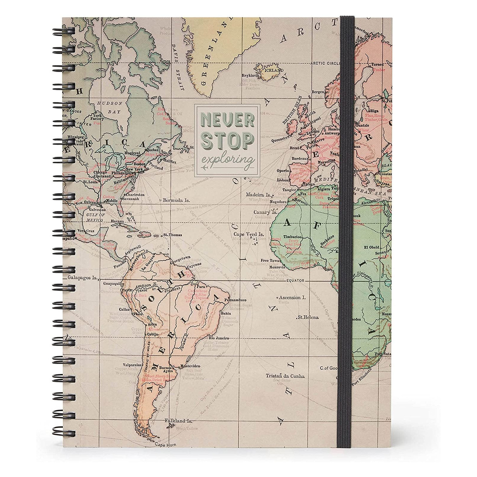 QUADERNO SPIRALATO 3 IN 1 - TRIOSPIRAL NOTEBOOK - MAXI LI -TRAVEL-LEGAMI MILANO