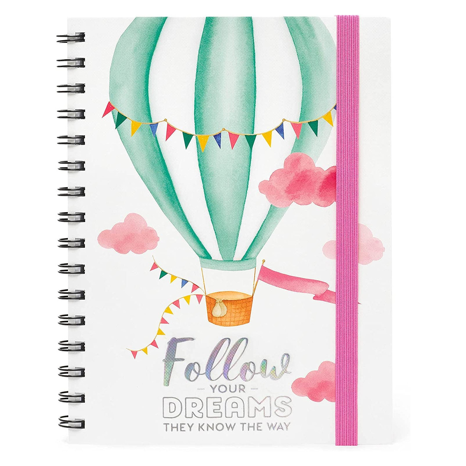 QUADERNO SPIRALATO - SPIRALNOTEBOOK - LARGE LINED - AIRBALLOON - LEGAMI MILANO - LEGAMI MILANO - td-toys.it