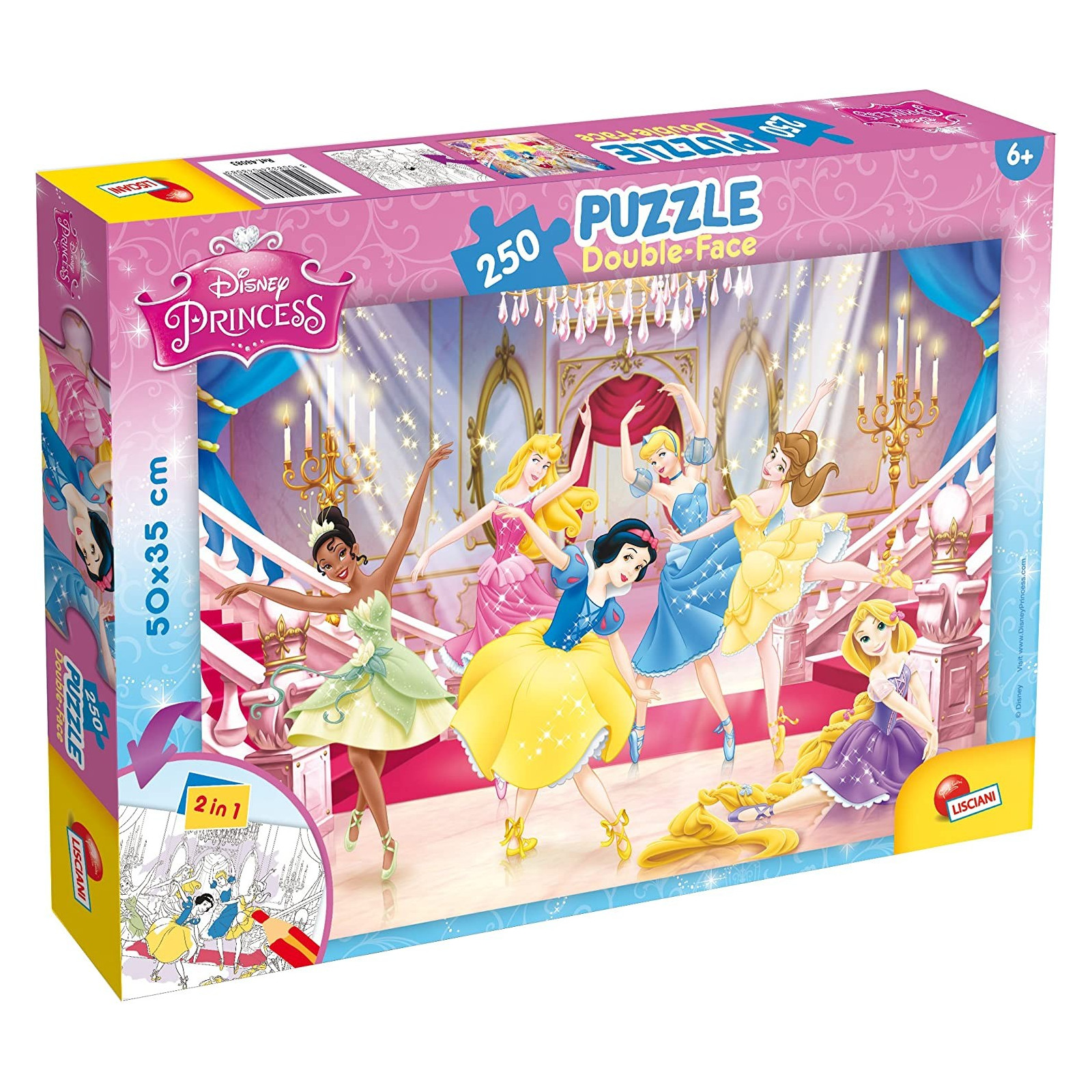 PUZZESS DF PLUS 250 PRINCESS - LISCIANI GIOCHI - PUZZLE - td-toys.it