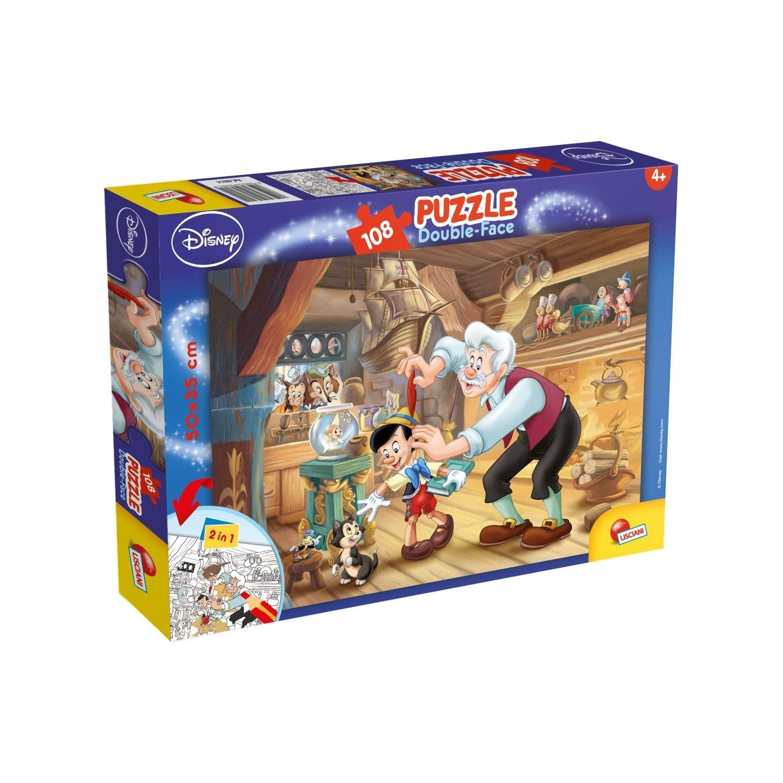 PUZZLE DF PLUS 108 PINOCCHIO - LISCIANI GIOCHI - PUZZLE - td-toys.it