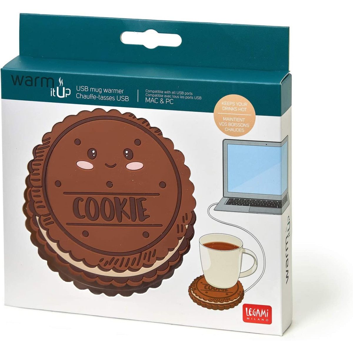 SCALDA TAZZA USB WARM IT UP - COOKIE - LEGAMI MILANO - LEGAMI MILANO - td-toys.it