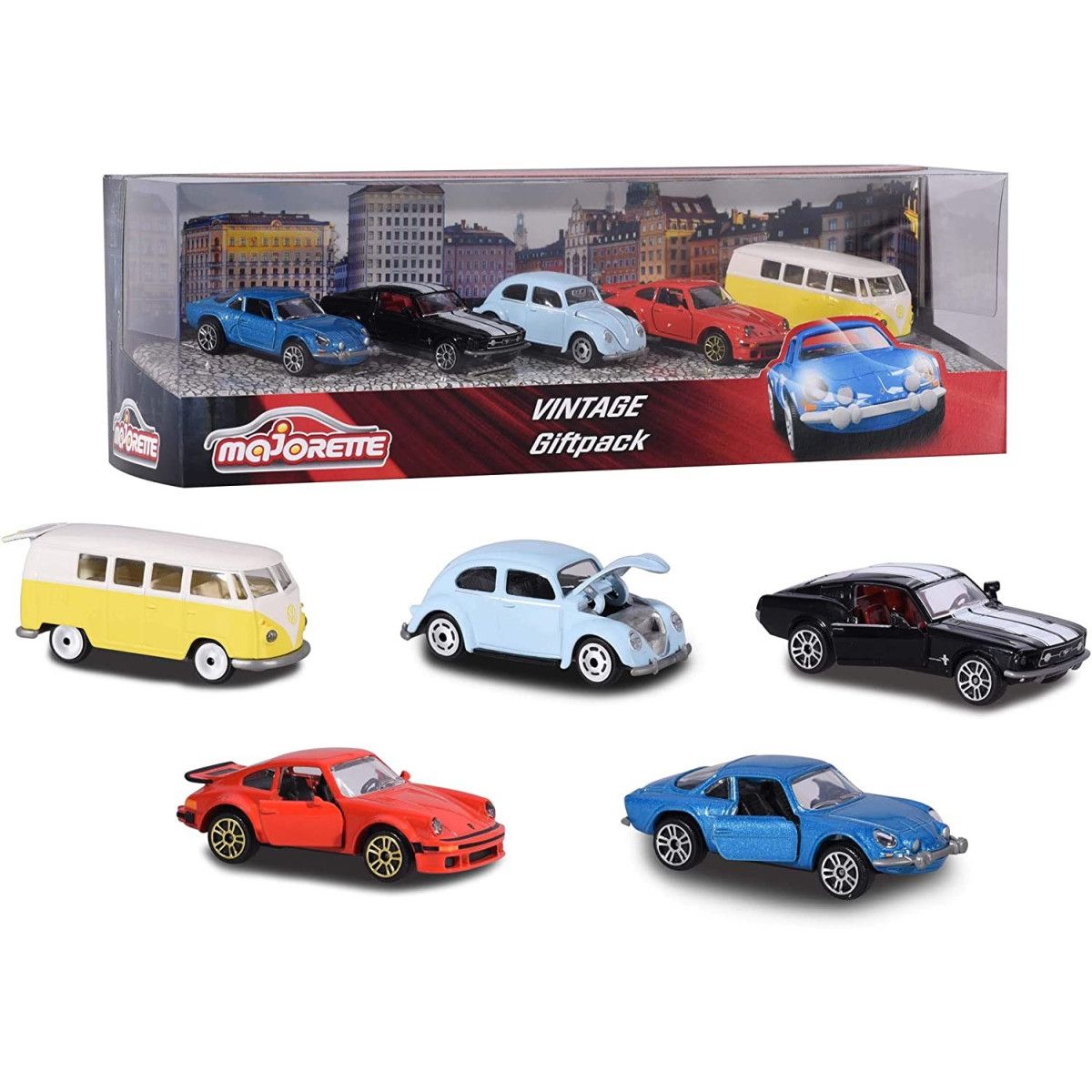 Majo Giftpack Vintage Cars 5 pz-BAMBINO