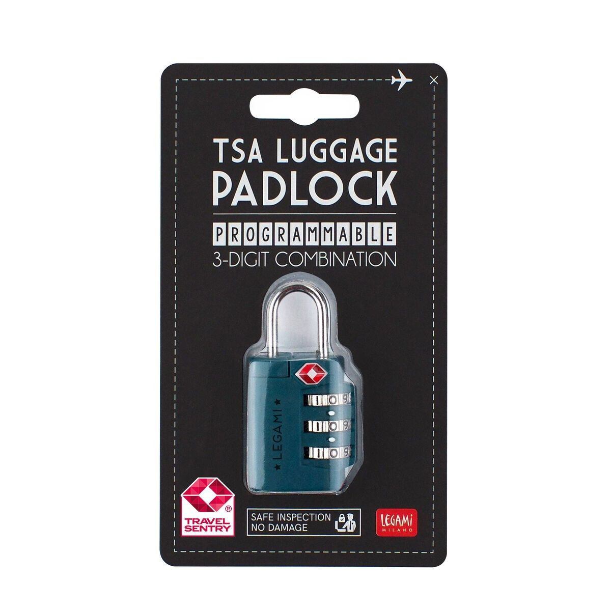 VALIGIA - LUGGAGEPADLOCK - PETROL BLUE - LEGAMI MILANO - LEGAMI MILANO - td-toys.it