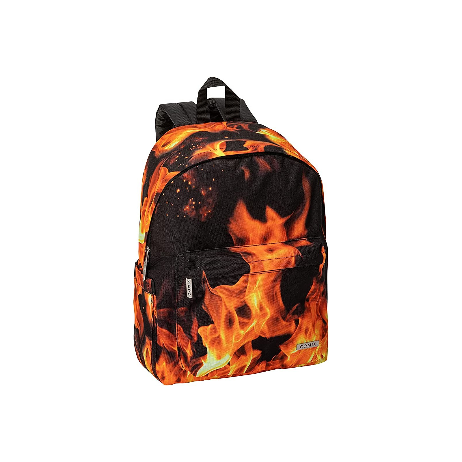 ZAINO FREE TIME ALLOVER FIRE COMIX - FRANCO COSIMO PANINI - BACKPACKS - td-toys.it