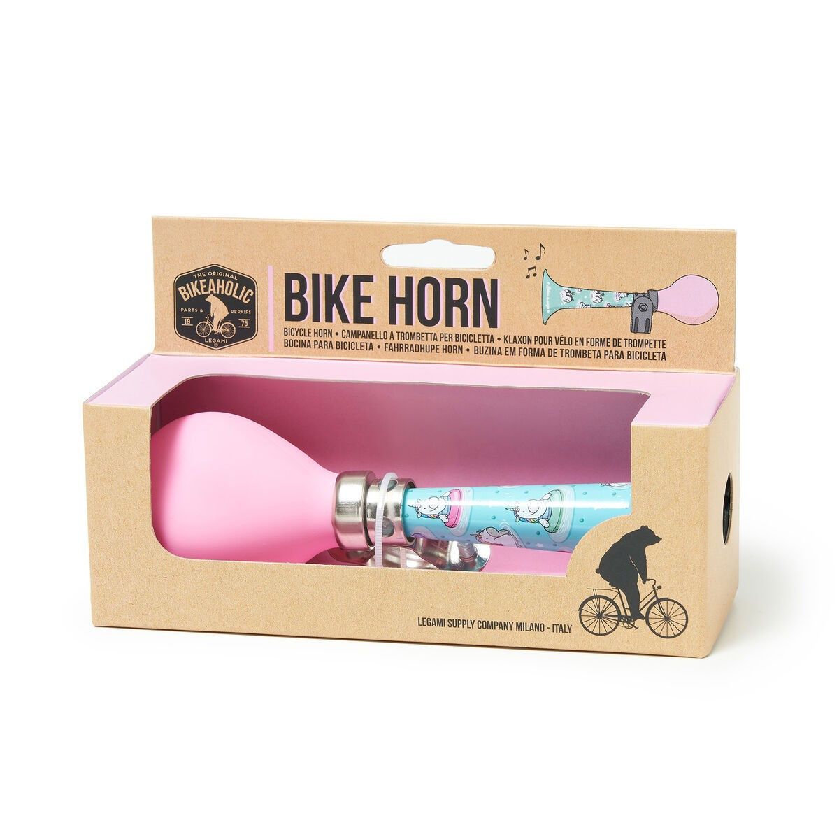 BICI TROMBETTA -BIKE HORN - UNICORN - - LEGAMI MILANO - td-toys.it