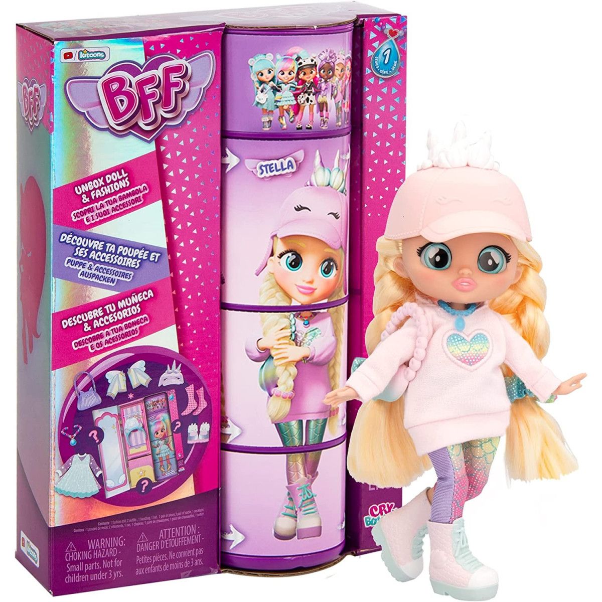 BFF CRY BABIES S1 STELLA - IMC TOYS - BAMBINA - td-toys.it