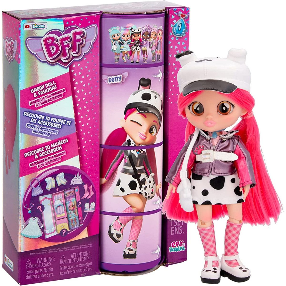 BFF CRY BABIES S1 DOTTY - IMC TOYS - BAMBINA - td-toys.it