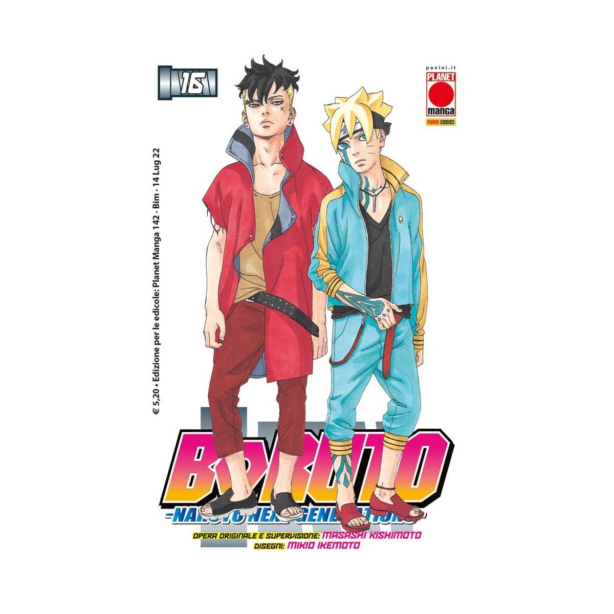 BORUTO: NARUTO NEXT GENERATION 16 - PANINI COMICS - MANGA COMICS - td-toys.it