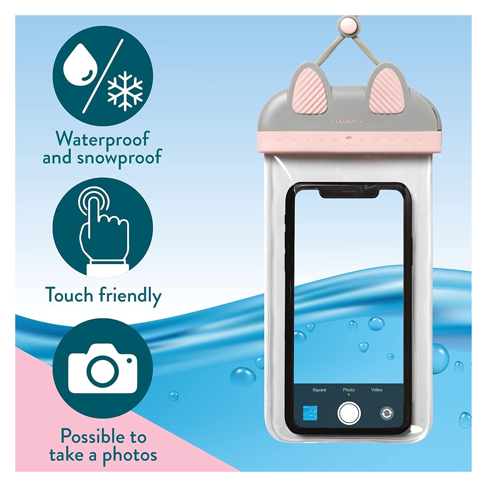 Custodia Smartphone Impermeabile - Waterproof - Legami Milano 