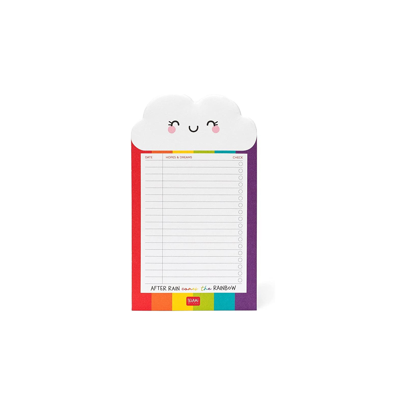 BLOC-NOTES - PAPER THOUGHTS -RAINBOW - LEGAMI MILANO - LEGAMI MILANO - td-toys.it