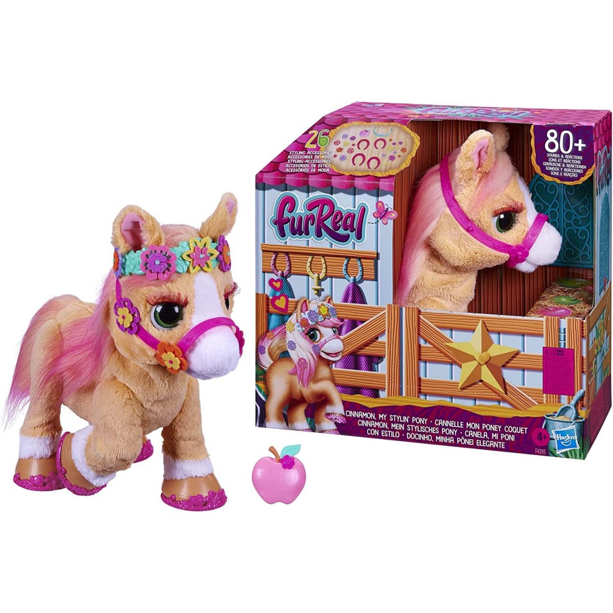 FUR REAL CINNAMON MY STYLIN PONY - HASBRO - CHILD - td-toys.it