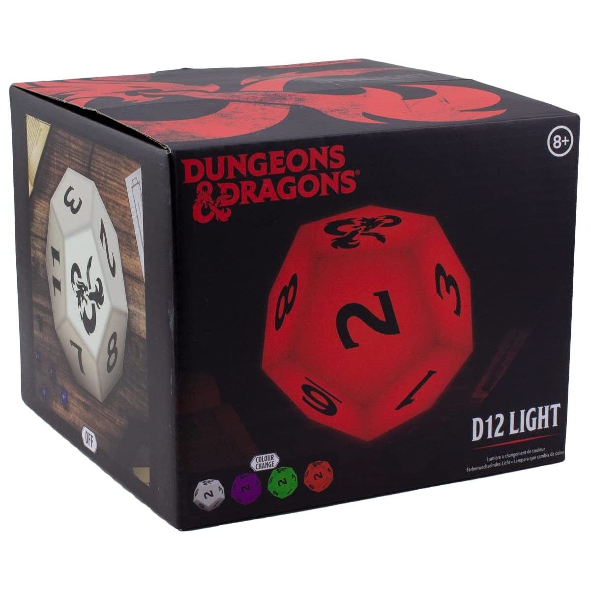 DUNGEONS AND DRAGONS : Lamp D12 14cm (Lamp) - PALADONE - GADGETS - td-toys.it