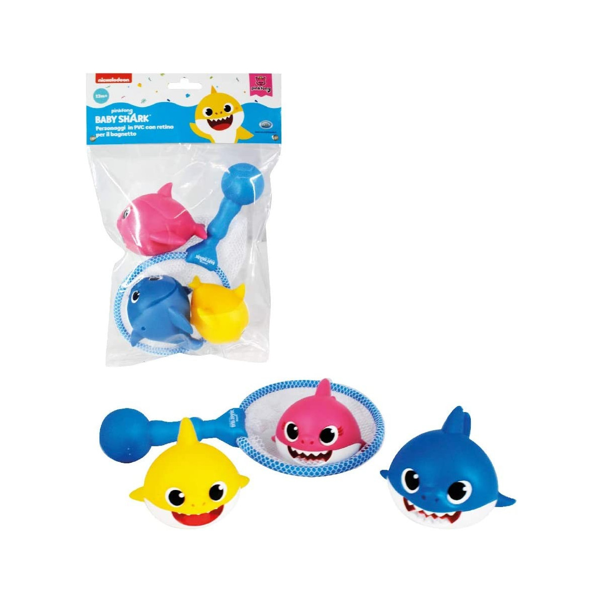 BABY SHARK – SET 3 CHARACTERS - O.D.S. - AQUATIC - td-toys.it