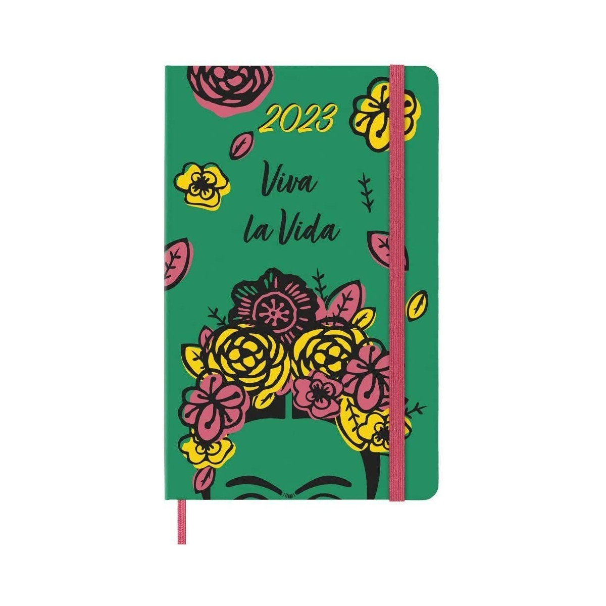 AG.12M FRIDA KAHLO GIORN. LG VERDE MOLESKINE 2023 - FRANCO COSIMO PANINI - DIARIES/DIARIES - td-toys.it