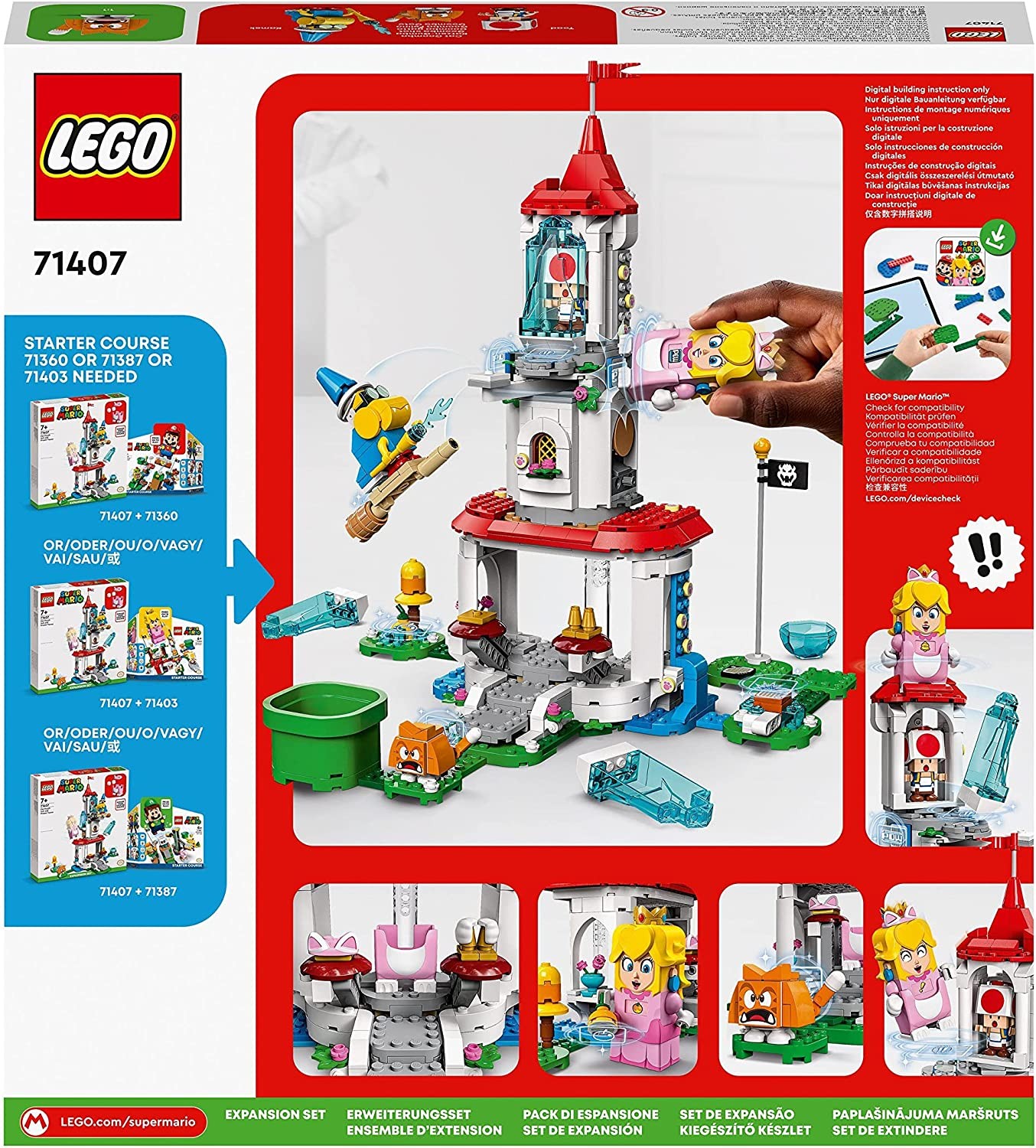 Famoso set di costruzione rosa mascotte pezzo Lego