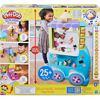 Play Doh ULTIMATE ICE CREAM TRUCK-GIOCATTOLI UNISEX