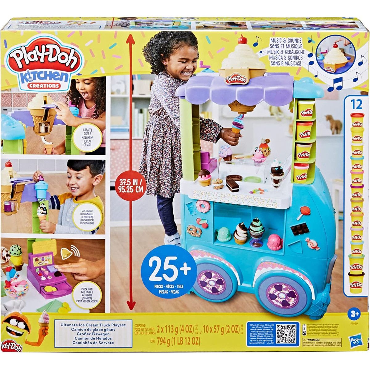 Play Doh ULTIMATE ICE CREAM TRUCK - HASBRO - UNISEX - td-toys.it