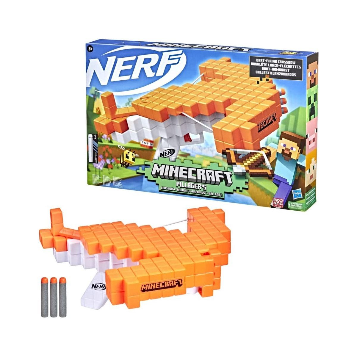 MINECRAFT PILLAGERS CROSSBOW - HASBRO - CHILD - td-toys.it