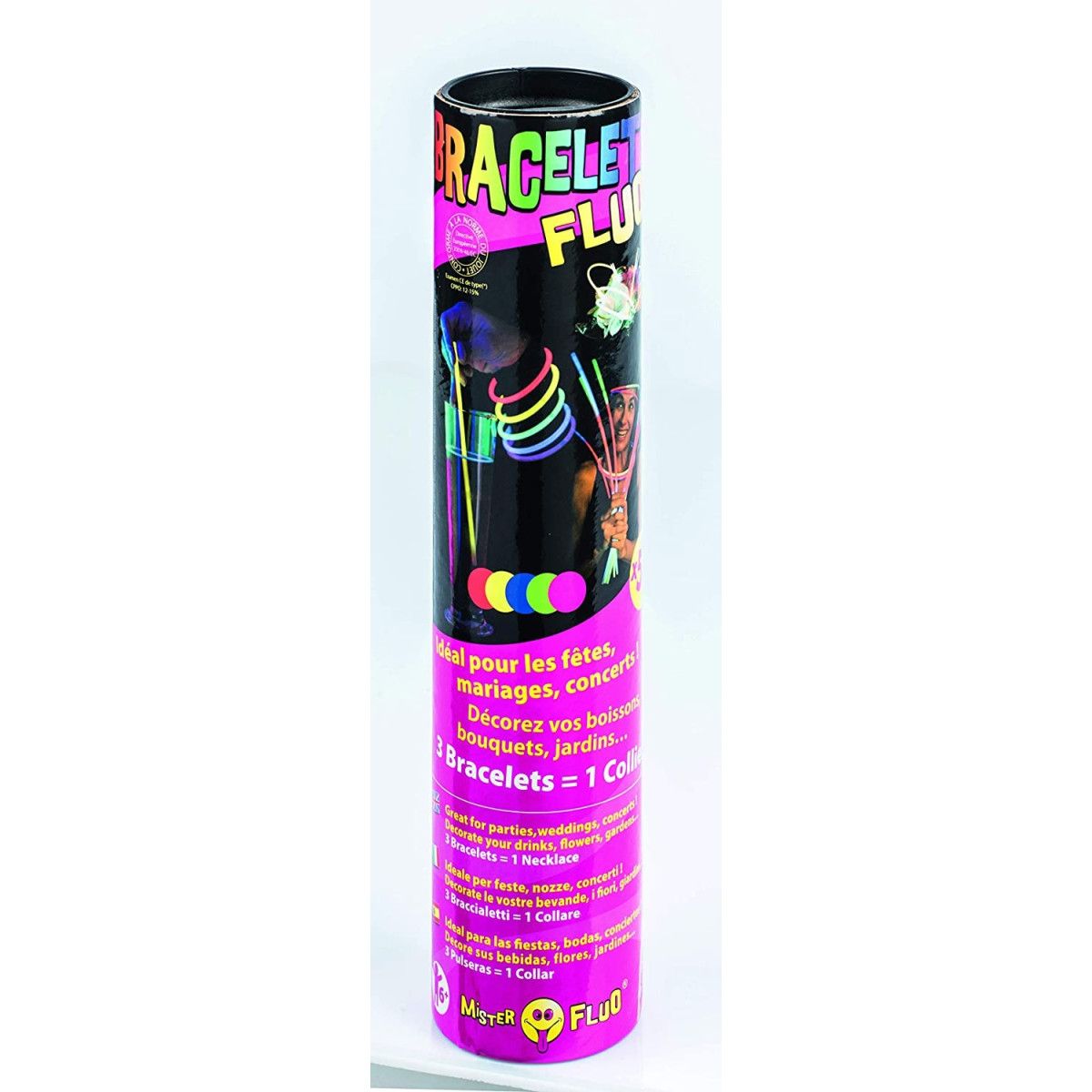 Megagic - 50 Braccialetti Fluo - PROLUDIS - GADGET - td-toys.it