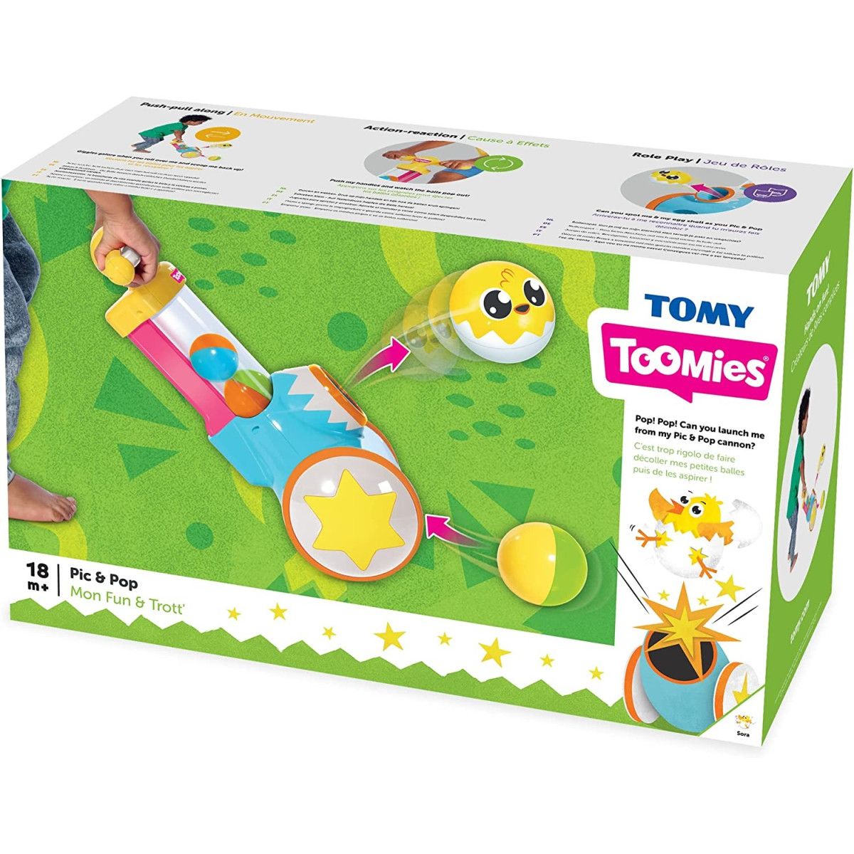 TOOMIES FIRST PASSI CM 43X26X15 - TOMY - EARLY CHILDHOOD - td-toys.it