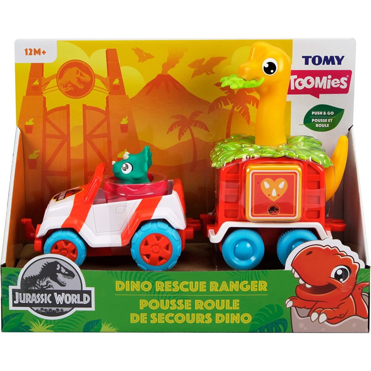 TOOMIES JW JEEP C/TRAINO CM27X21X10 - TOMY - PRIMA INFANZIA - td-toys.it