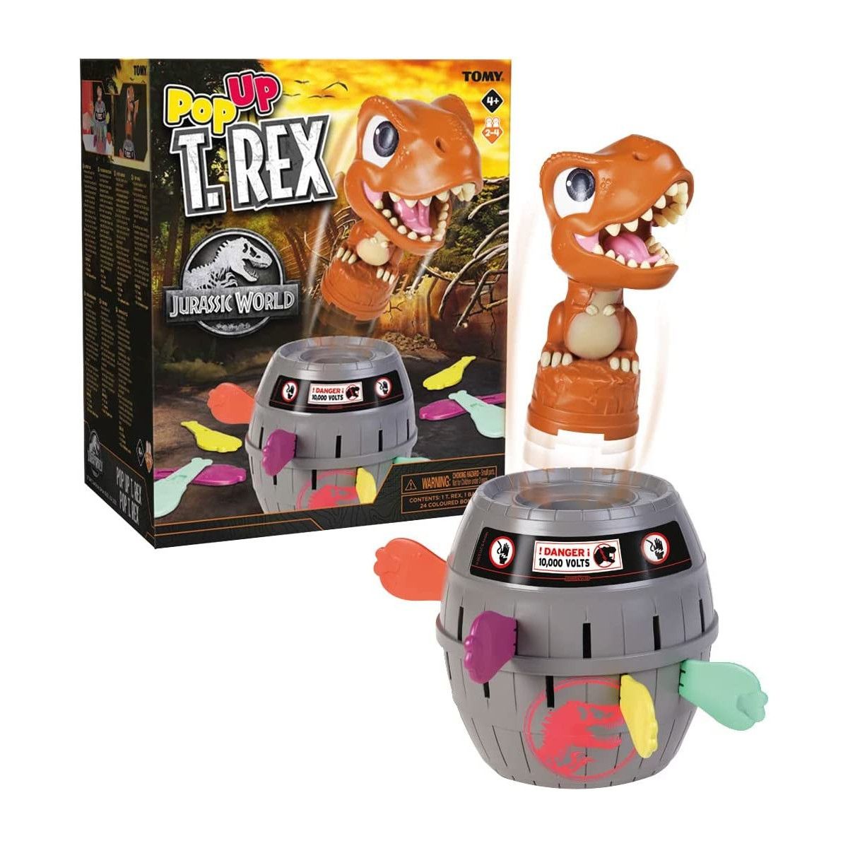 POP-UP T-REX CM 21X27X15 - TOMY - BOARD GAMES' - td-toys.it