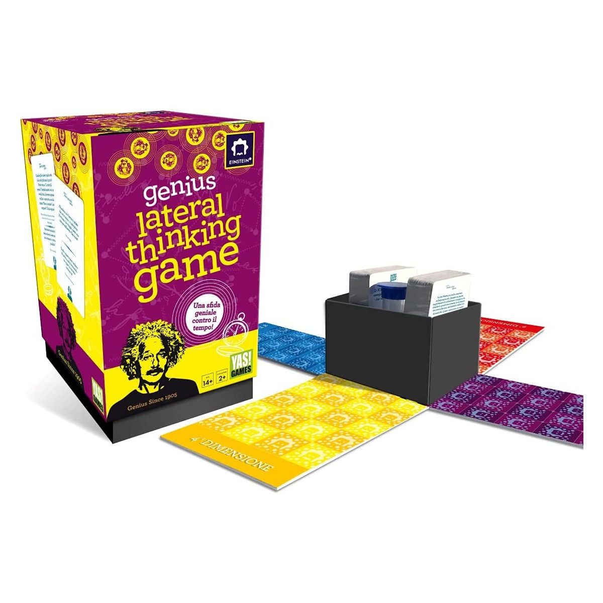 EINSTEIN GENIUS LAT. THINKING GAMECM9X16X11 - YAS! GAMES - BOARD GAMES' - td-toys.it