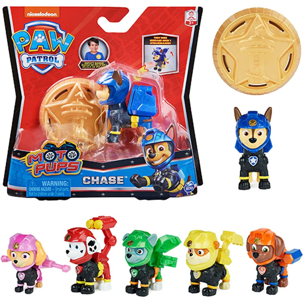 PAW PATROL - MOTO PUPS - PERSONAGGI ASSORTITI - SPINMASTER - UNISEX - td-toys.it