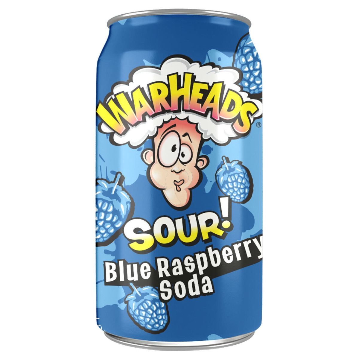 Warheads Blue Raspberry Sour Soda - - BEVANDE - td-toys.it