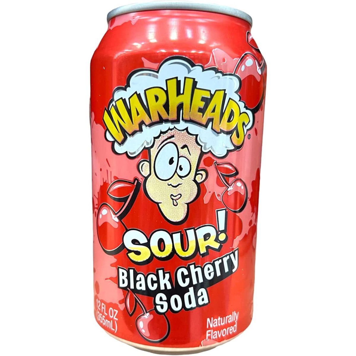 Warheads Black Cherry Sour Soda - - BEVANDE - td-toys.it