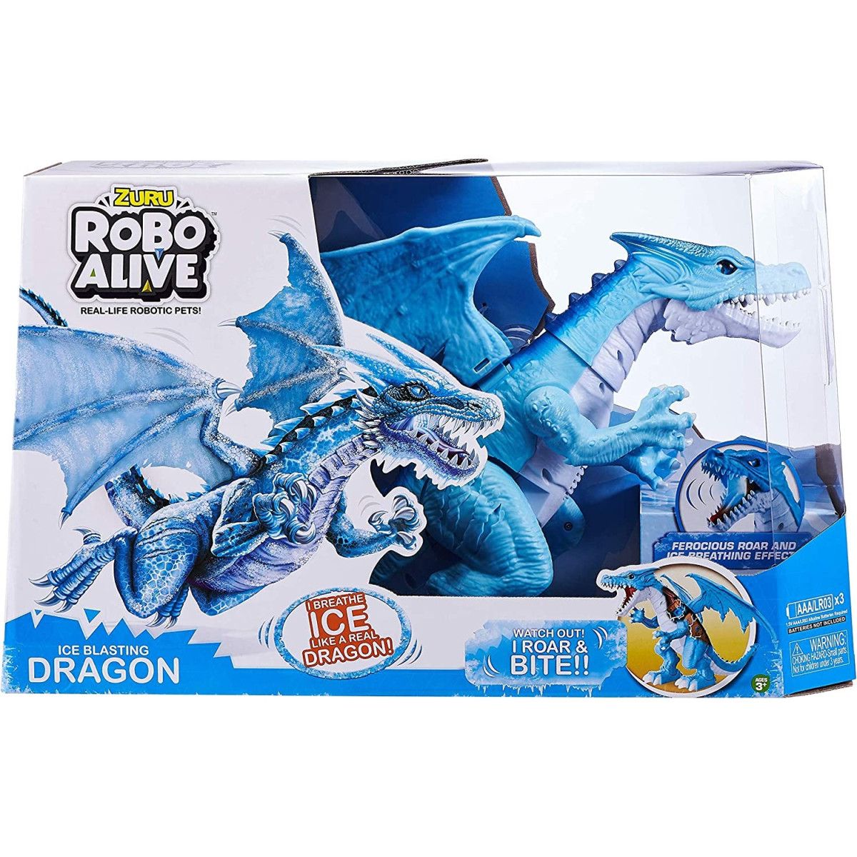 Robo Alive Dragon lights and sounds - ZURU - CHILD - td-toys.it