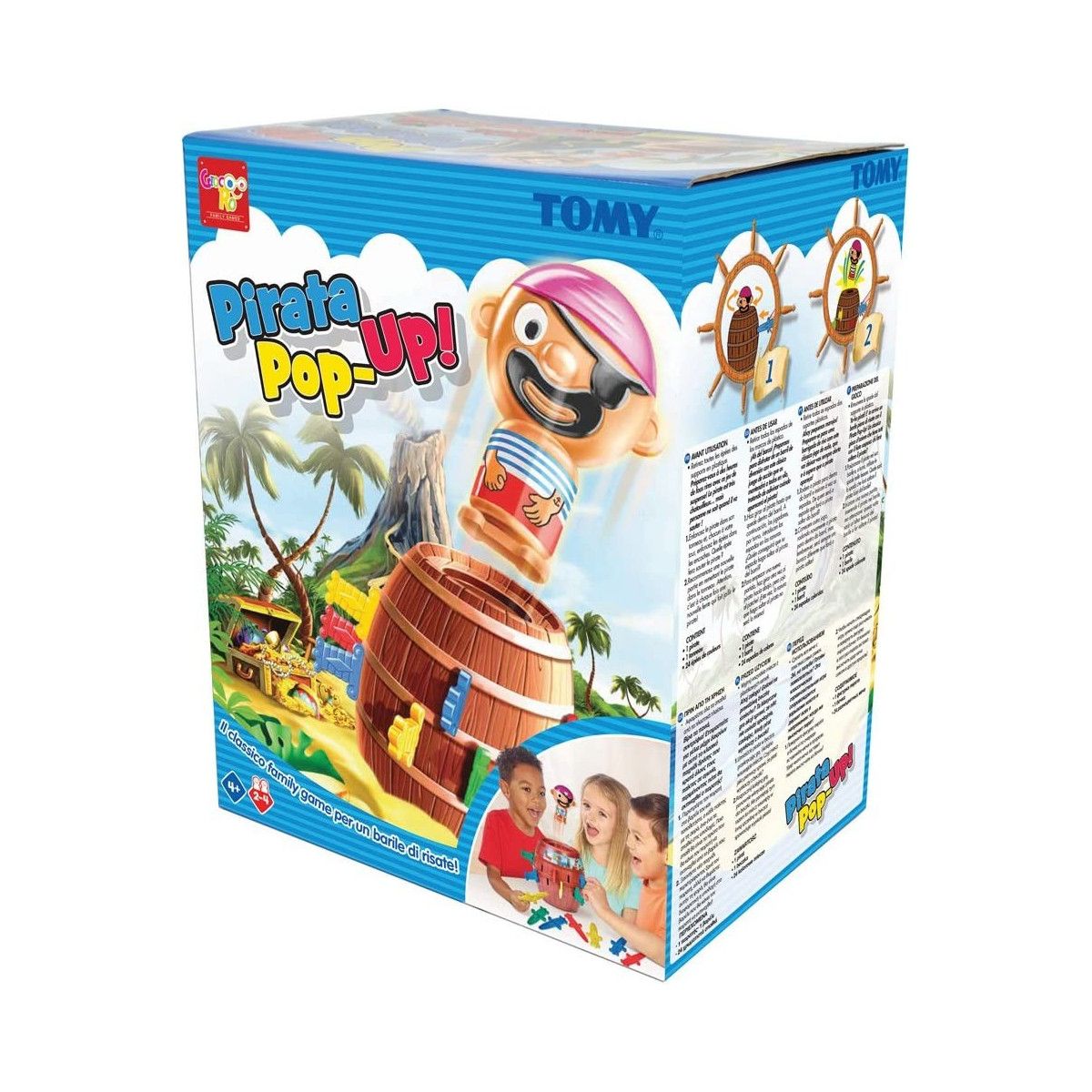 PIRATA POP-UP CM 22X27X15-GIOCHI DI SOCIETA'