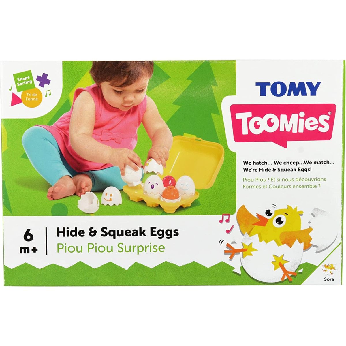 OVETTI HIDE & SQUEAK - TOMY - PRIMA INFANZIA - td-toys.it