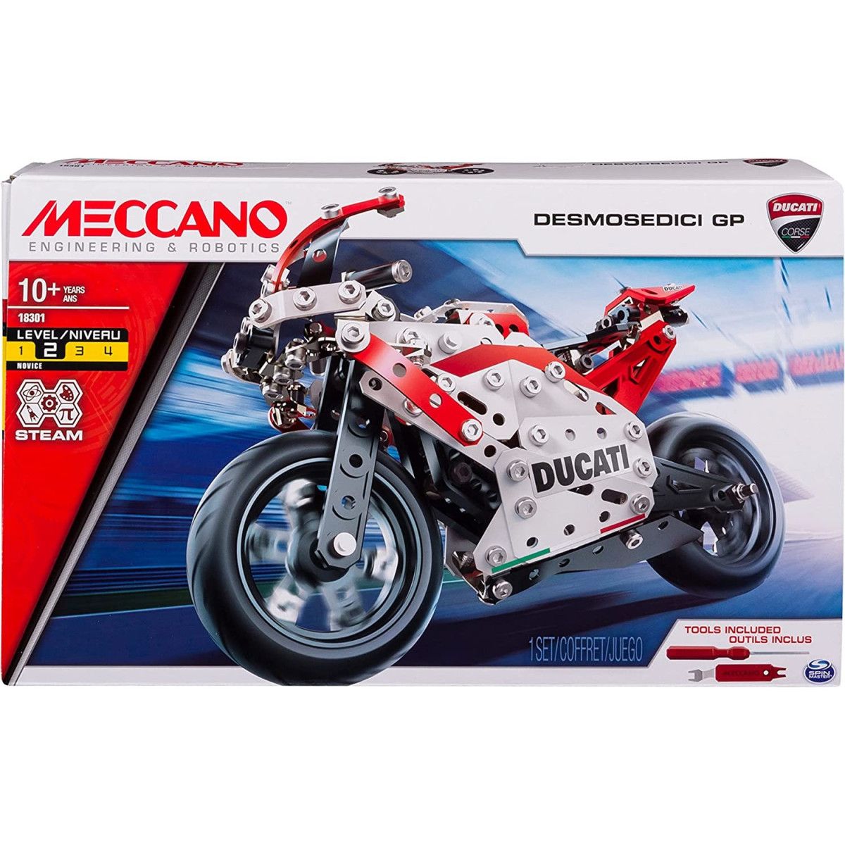 MECCANO Ducati Desmosedici GP - SPINMASTER - BAMBINO - td-toys.it