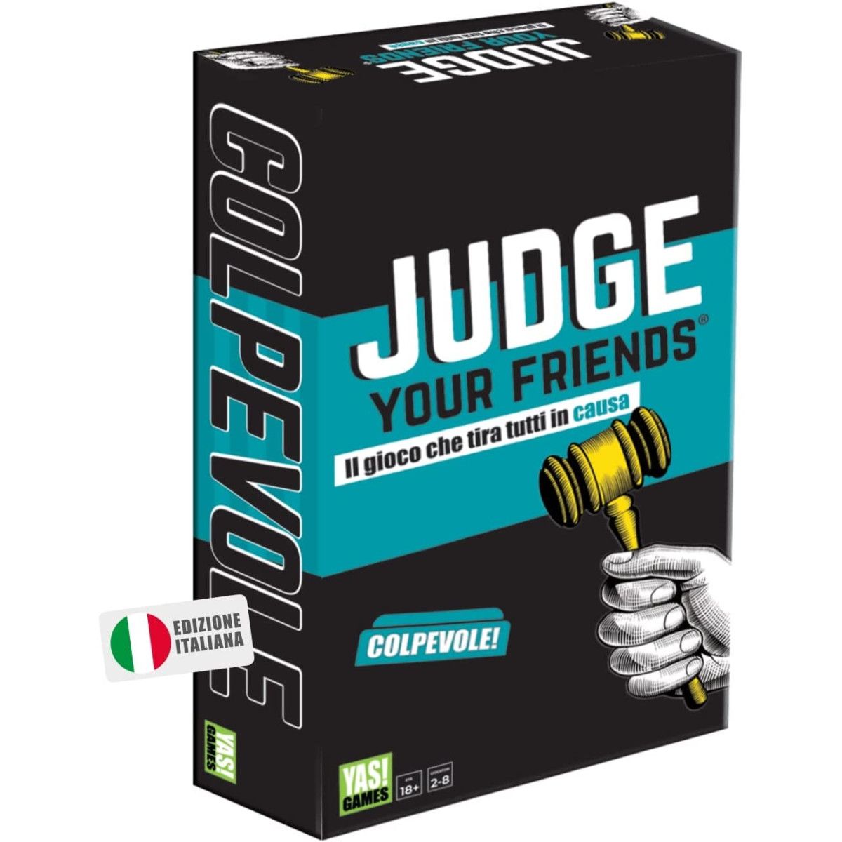 JUDGE YOUR FRIENDS CM 13X23X8 - YAS! GAMES - BOARD GAMES' - td-toys.it