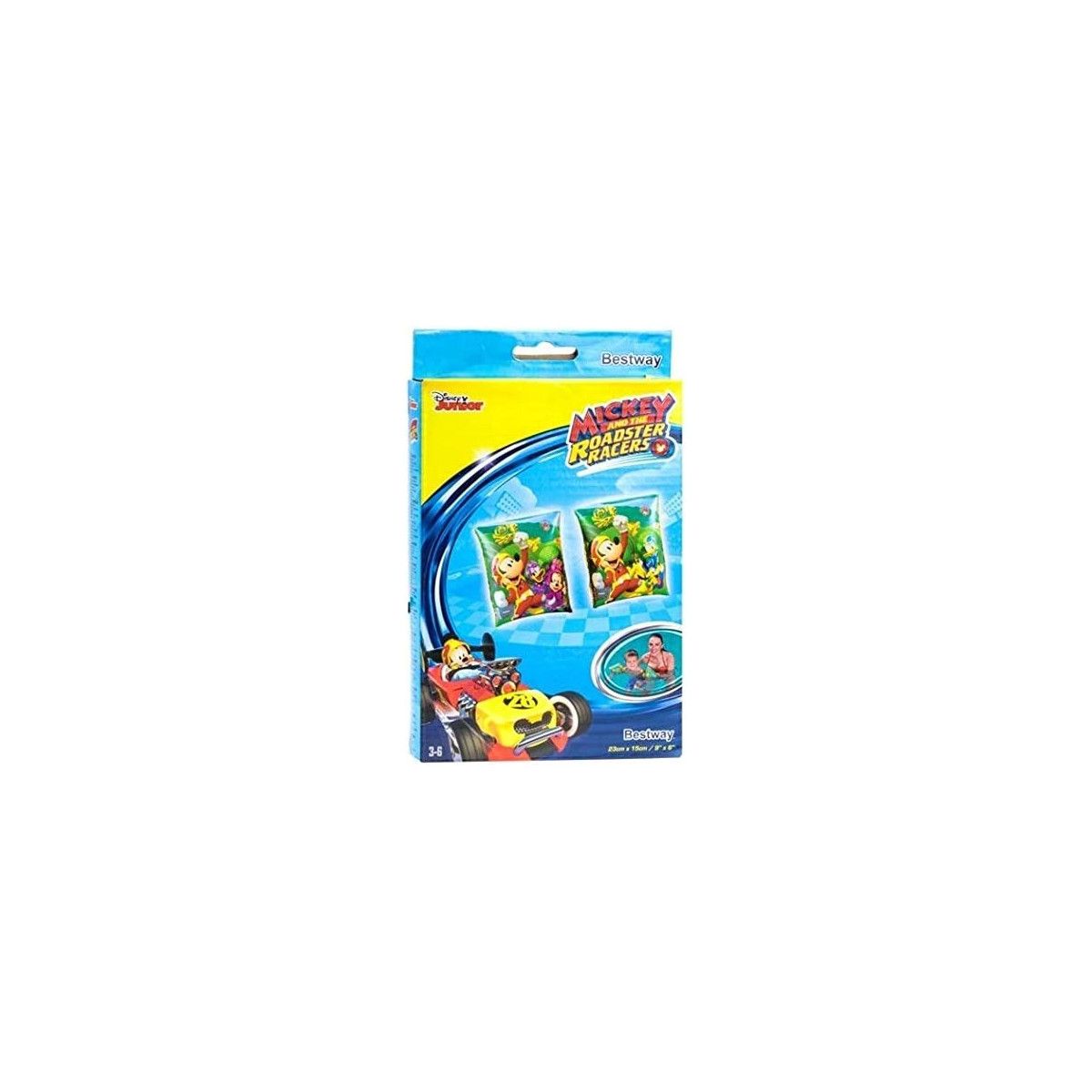 Bestway 91002 - Braccioli Mickey And The Roadster Racers 23x15 cm. - BESTWAY - BESTWAY - td-toys.it