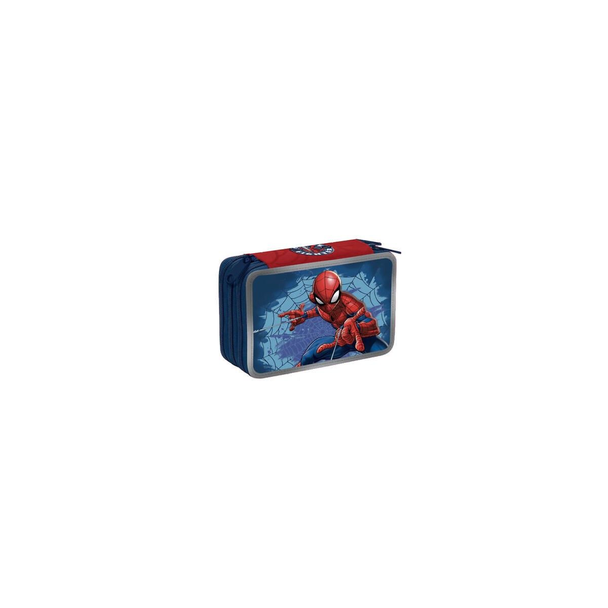 SPIDERMAN - Ast. Organized 3-zip - - PENCIL CASES - td-toys.it