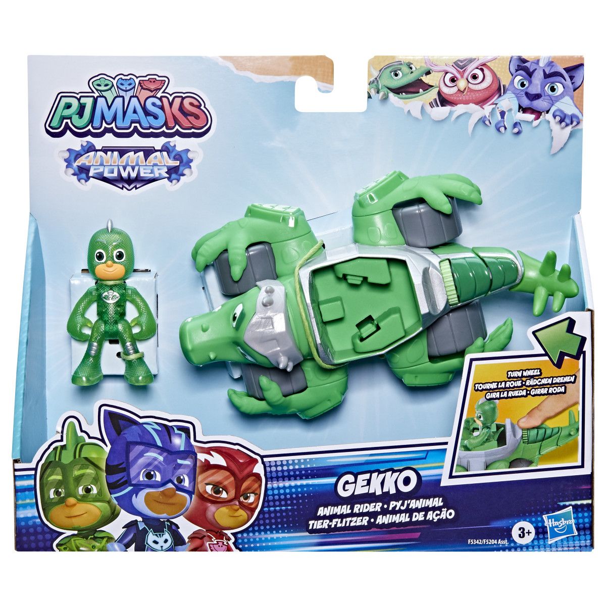 PJM DELUXE ANIMAL RIDER Gekko - HASBRO - UNISEX - td-toys.it