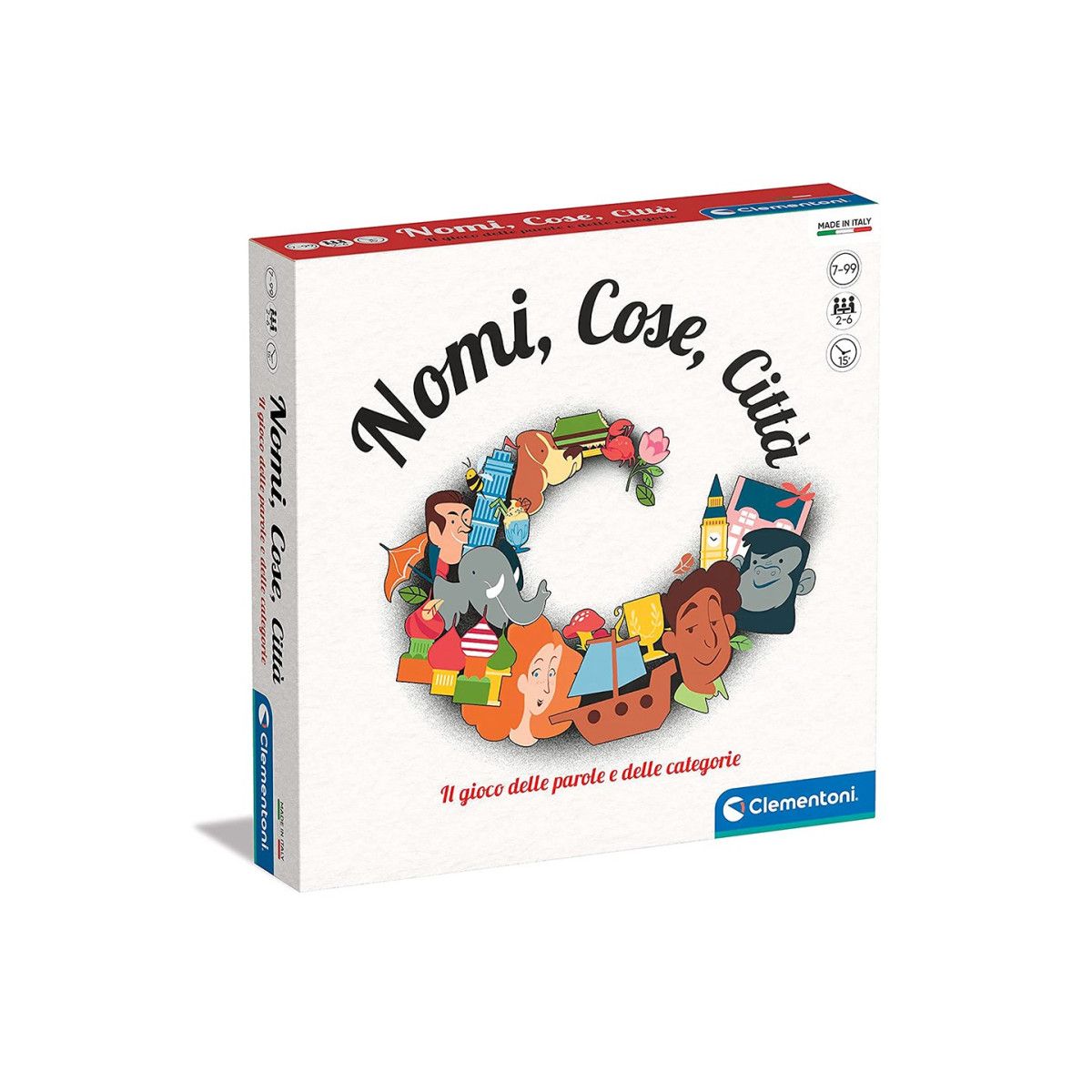 NOMI, COSE, CITTA' S.QUA. - Clementoni - GIOCHI DI SOCIETA' - td-toys.it