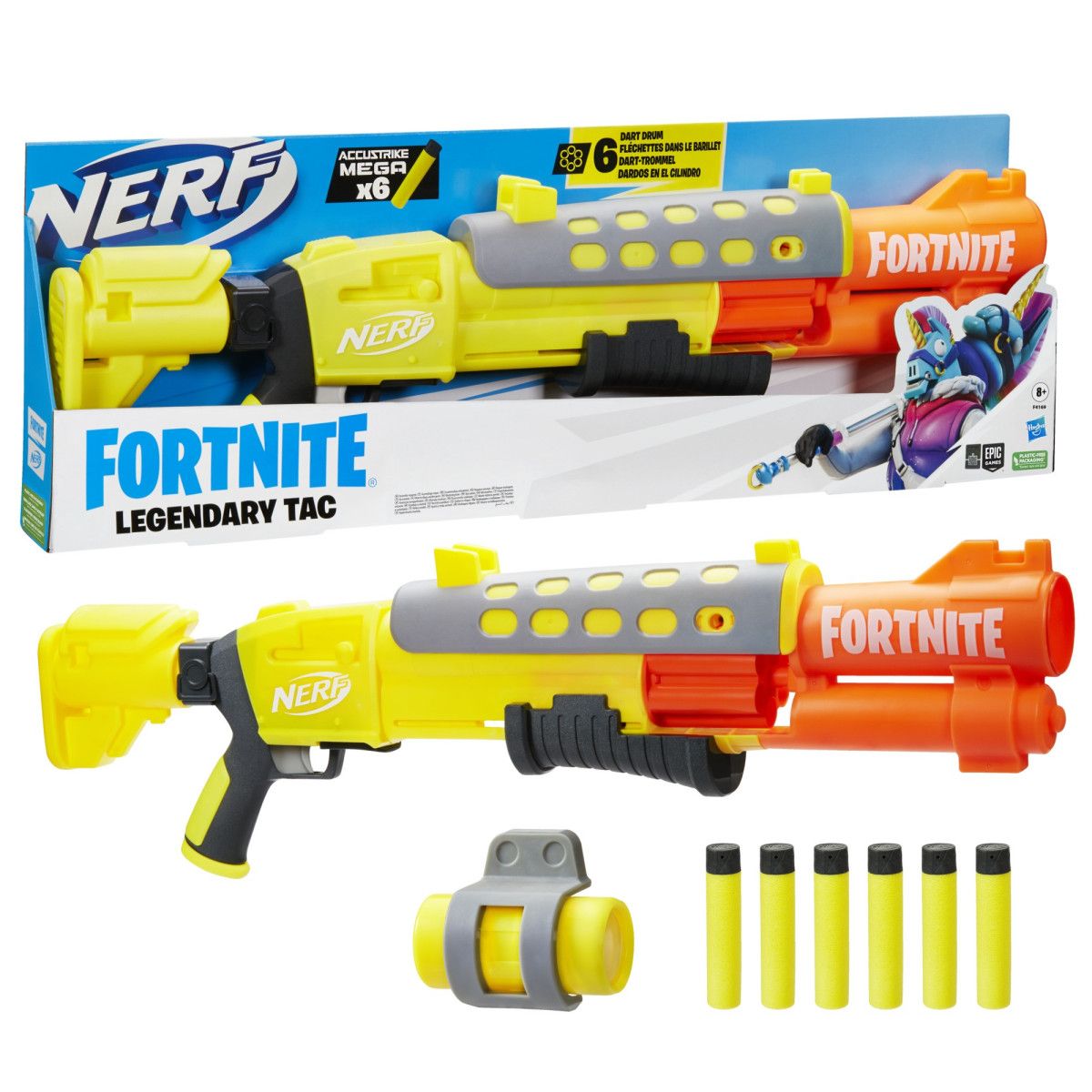 NERF FORTNITE LEGENDARY TAC - HASBRO - BAMBINO - td-toys.it