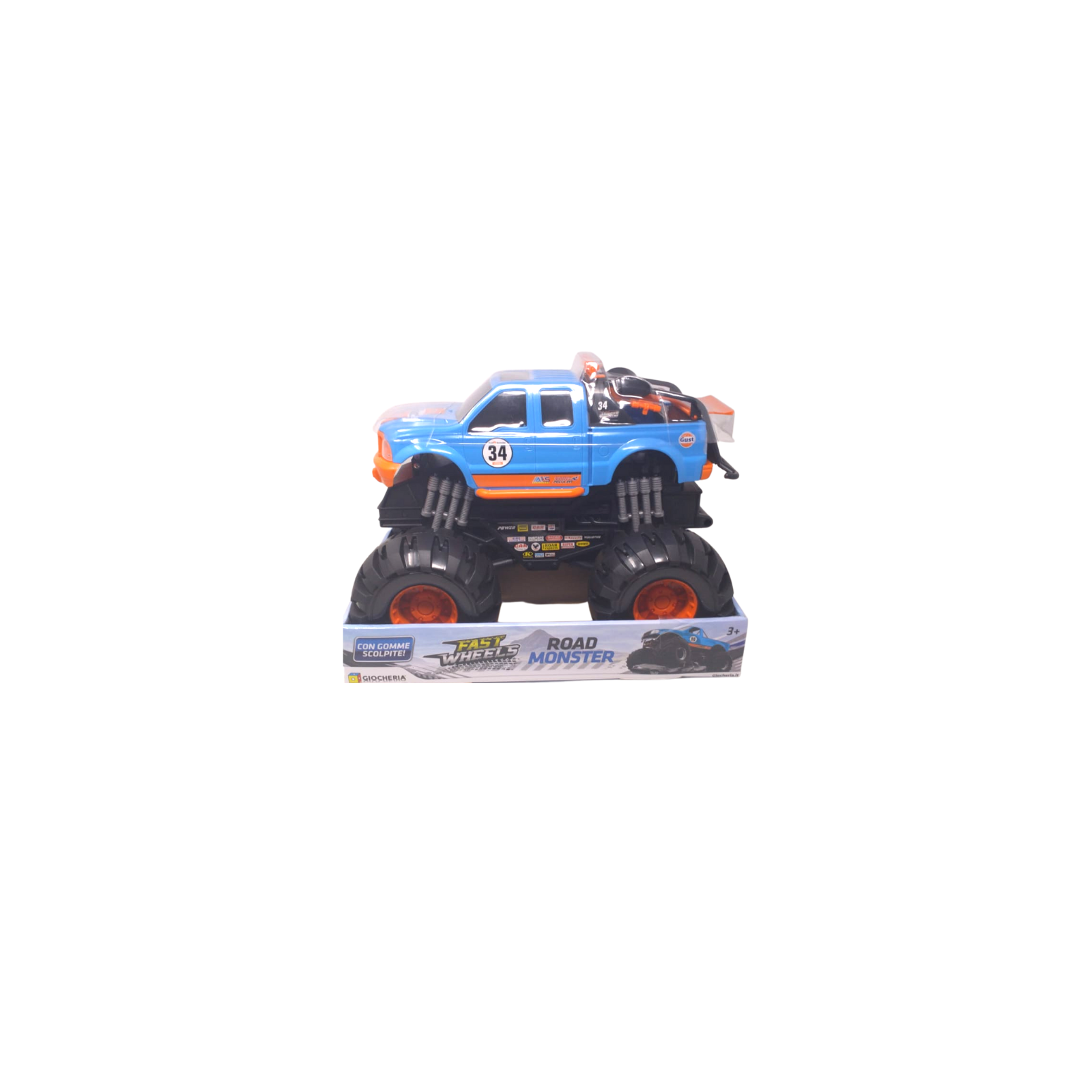 PREZZO PAZZO - Road Monster Gigante Blu - GIOCHERIA SPA - BAMBINO - td-toys.it