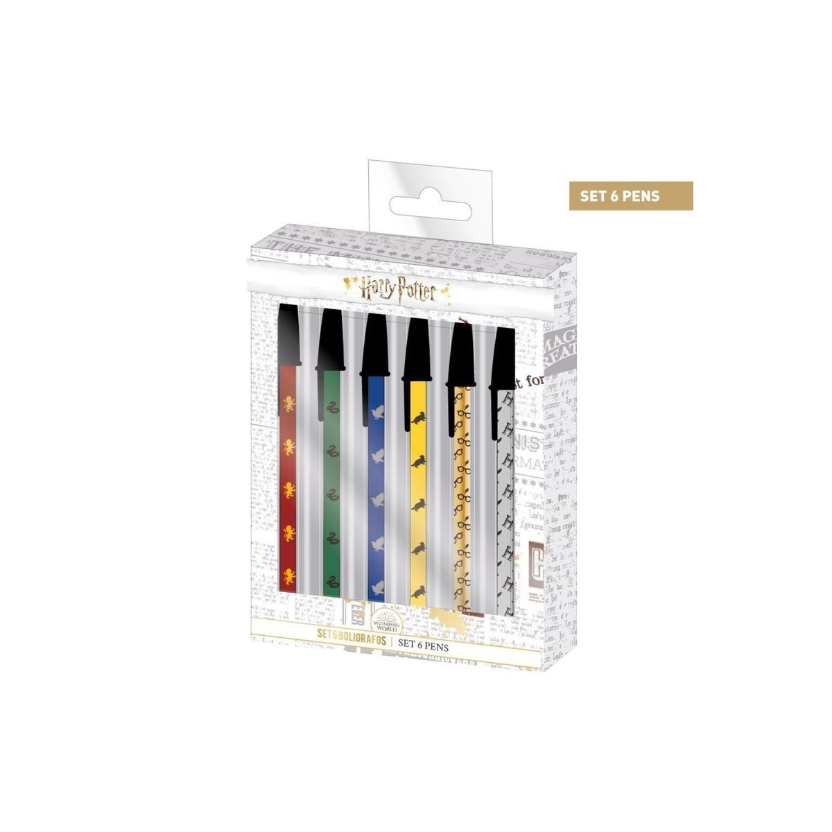 POTT - Set 6 pens Harry Potter - - HARRY POTTER - td-toys.it