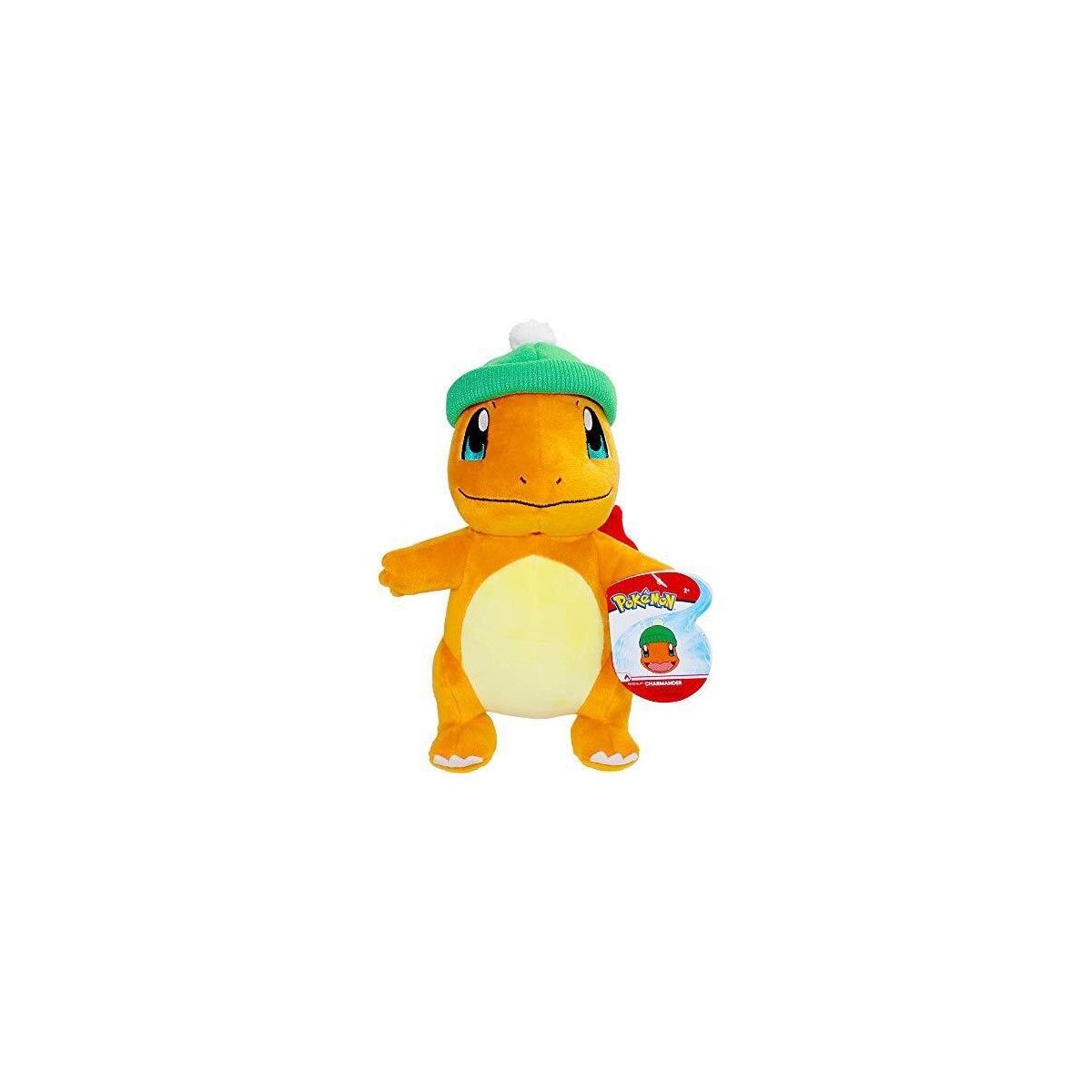 Wicked Cool Toys - Pokemon Holiday Charmander 20 Cm - THE POKEMON COMPANY INTERNATIONAL - PELUCHE - td-toys.it