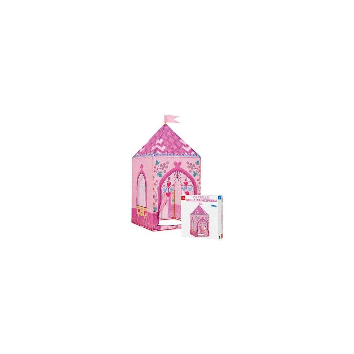 Tenda Castello delle principesse - TEODOMIRO DAL NEGRO - LEGNO - td-toys.it