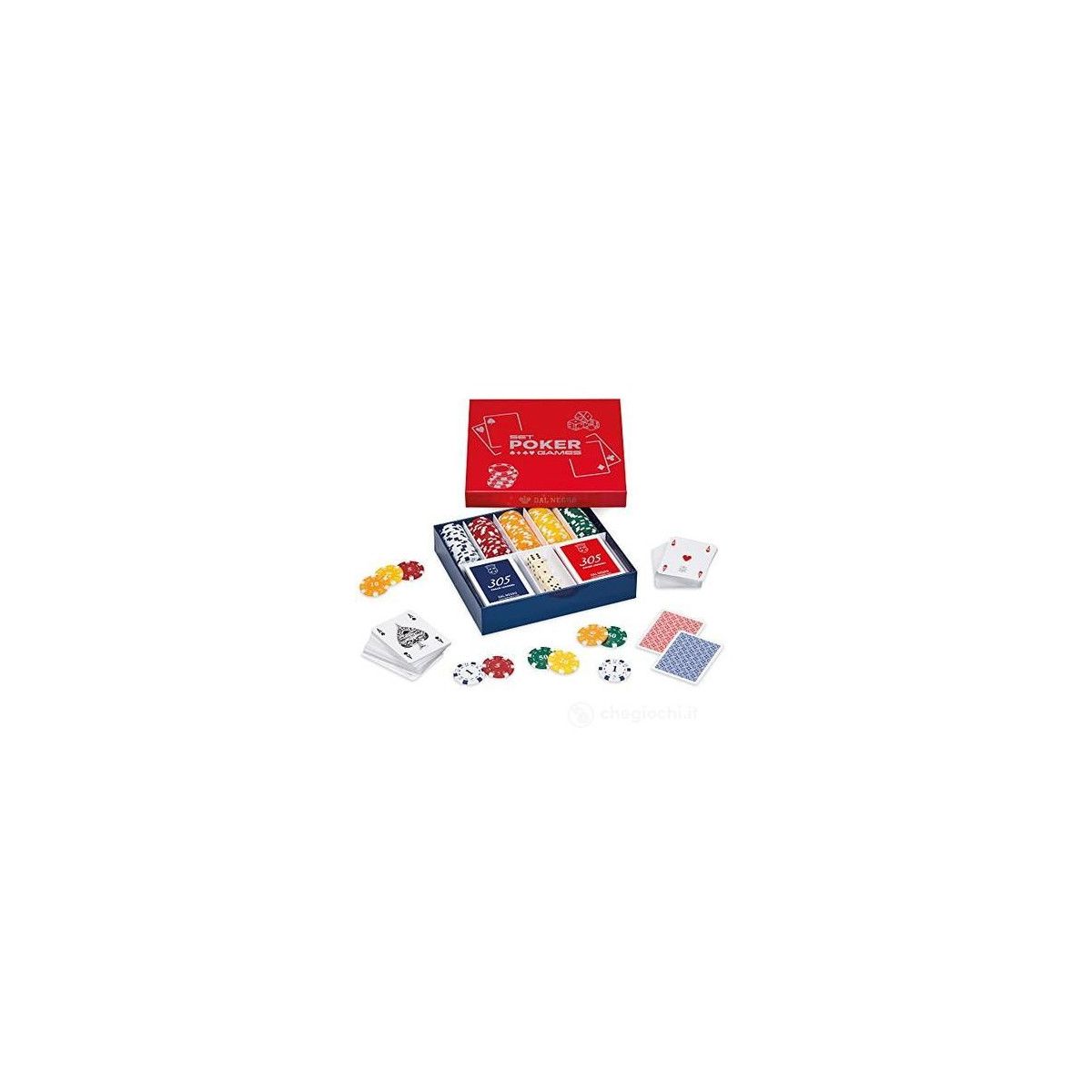 Set Poker Games + Fiches con Valore - TEODOMIRO DAL NEGRO - GIOCHI DI SOCIETA' - td-toys.it