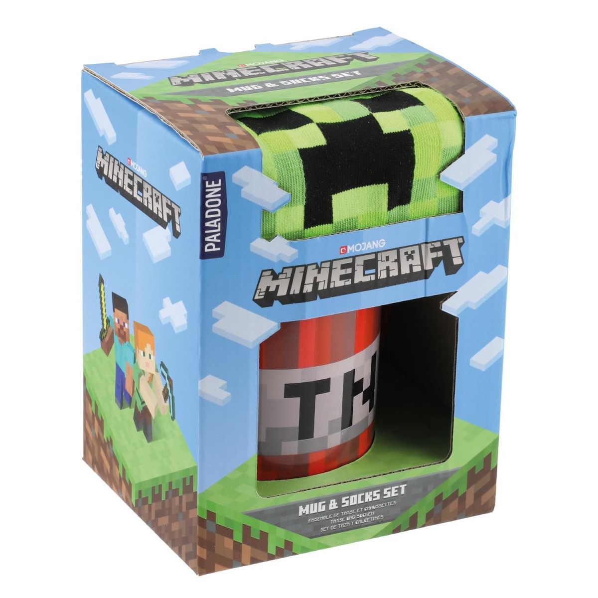 MINECRAFT - SET CUPS AND SOCKS - PALADONE - CUPS - td-toys.it